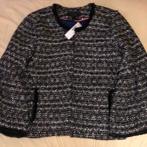 J. Crew Multi colored blazer size 0 new never worn